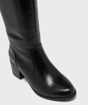 Bottes à talon avec élastique sur la tige femme - LuluCastagnette vue5 - LULUCASTAGNETTE - GEMO