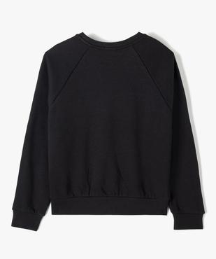 Sweat fille avec inscription brodée en relief vue3 - GEMO (JUNIOR) - GEMO