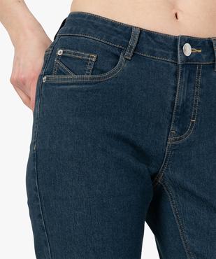 Jean femme coupe courte et Slim vue2 - GEMO 4G FEMME - GEMO