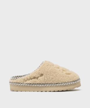 Chaussons mules en sherpa fille - LuluCastagnette vue5 - LULUCASTAGNETTE - GEMO