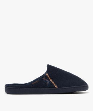 Chaussons homme mules en velours ras - Isotoner vue1 - ISOTONER - GEMO
