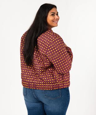 Veste fine matelassée et imprimée femme grande taille vue3 - GEMO 4G GT - GEMO