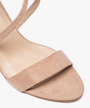 Sandales femme à talon aiguille et brides croisées vue6 - GEMO(URBAIN) - GEMO