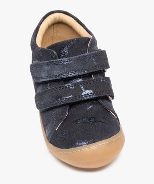 Chaussures bébé fille en cuir à scratch détails vernis – NA! vue5 - NA! - GEMO