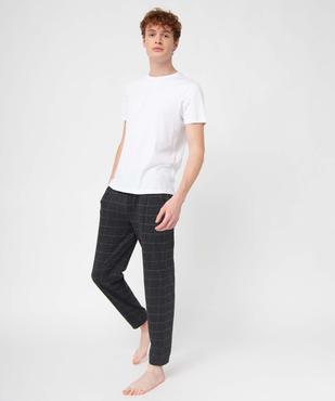 Pantalon de pyjama en jersey à taille élastique homme vue9 - GEMO(HOMWR HOM) - GEMO