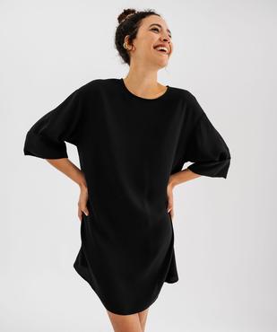 Robe en maille texturée femme vue1 - GEMO 4G FEMME - GEMO