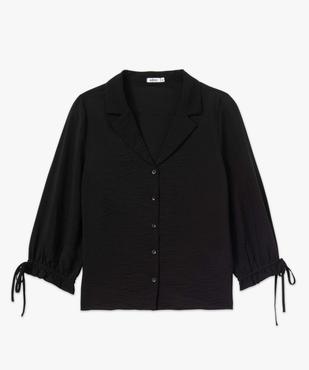 Chemise femme en matière texturée avec manches 3/4 vue4 - GEMO(FEMME PAP) - GEMO
