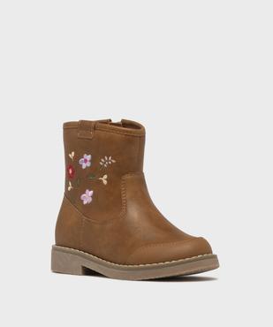 Boots avec motifs fleuris brodés fille - Lovely Wings vue2 - LOVELY WINGS - GEMO