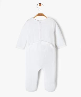 Pyjama dors-bien en velours avec message bébé vue3 - PREMIER PRIX BY GEMO - GEMO