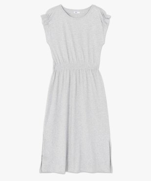 Robe femme longue avec épaules froncées vue4 - GEMO(FEMME PAP) - GEMO