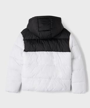 Doudoune à capuche bicolore garçon vue5 - GEMO 4G GARCON - GEMO