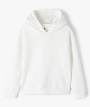 Sweat fille à capuche avec paillettes vue1 - GEMO (ENFANT) - GEMO