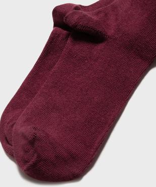 Collants chauds uni en coton fille vue2 - GEMO 4G FILLE - GEMO