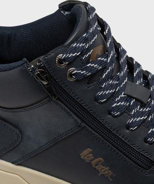 Baskets montantes avec lacets et zip homme - Lee Cooper vue7 - LEE COOPER - GEMO