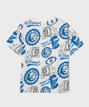 Tee-shirt manches courtes imprimé garçon - Camps United vue3 - CAMPS GEMO FOR GOOD - GEMO