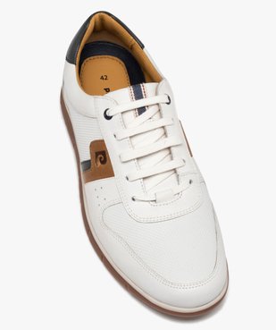 Baskets homme dessus en cuir uni – Pierre Cardin vue5 - PIERRE CARDIN D - GEMO