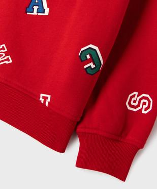 Sweat imprimé garçon - Camps United vue3 - CAMPS - GEMO