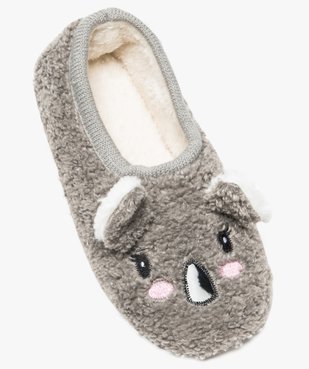 Chaussons animal avec oreilles en relief vue5 - GEMO(HOMWR FEM) - GEMO