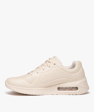 Baskets femme unies running avec semelle à bulle d'air - Skechers vue3 - SKECHERS - GEMO
