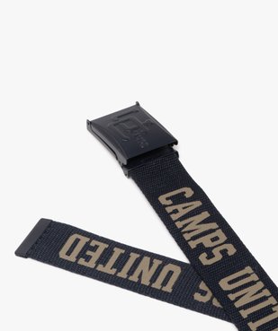 Ceinture en toile tissée homme - Camps United vue4 - CAMPS UNITED - GEMO