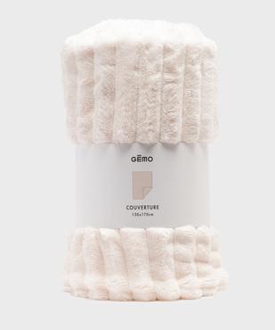 Couverture cocooning texturée adulte vue2 - GEMO (ACCESS) - GEMO