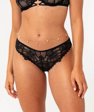 Tanga en dentelle femme vue1 - GEMO(HOMWR FEM) - GEMO