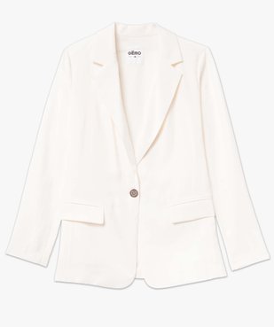 Veste de tailleur femme avec fermeture un bouton vue4 - GEMO(FEMME PAP) - GEMO