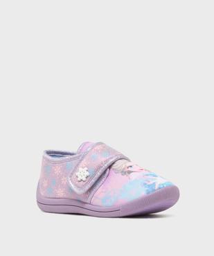 Chaussons à scratch imprimé Elsa fille - La Reine des Neiges vue3 - REINE DES NEIGE - GEMO