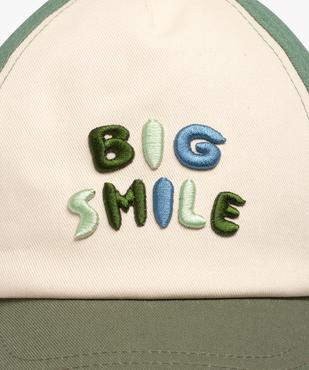 Casquette tricolore avec message brodé bébé vue2 - GEMO 4G BEBE - GEMO
