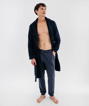 Robe de chambre en maille douillette homme vue4 - GEMO(HOMWR HOM) - GEMO