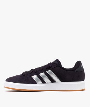 Baskets basses en cuir suédé femme - Adidas vue3 - ADIDAS - GEMO