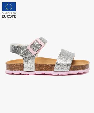 Sandales à brides avec semelle en liège vue1 - GEMO (ENFANT) - GEMO