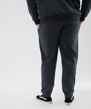 Pantalon de jogging avec intérieur molletonné homme vue3 - GEMO 4G HOMME - GEMO
