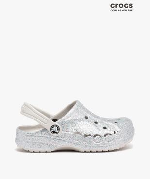 Sabots souples fille dessus perforé à paillettes - Crocs vue1 - CROCS - GEMO