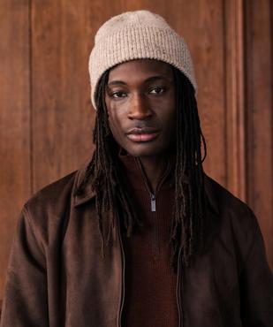 Blouson esprit aviateur en suédine doublée sherpa homme vue6 - GEMO (HOMME) - GEMO