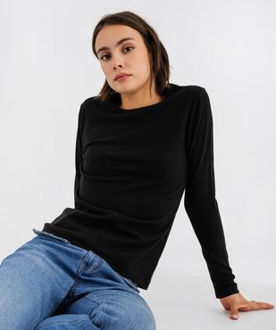 Tee-shirt pyjama manches longues femme vue1 - GEMO(HOMWR FEM) - GEMO
