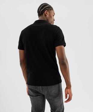 Polo manches courtes en coton homme vue3 - GEMO 4G HOMME - GEMO