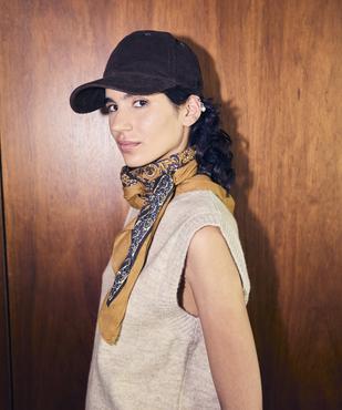 Casquette en velours côtelé femme vue4 - GEMO (ACCESS) - GEMO