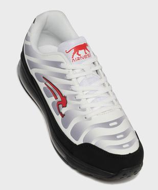 Baskets basses à semelle transparente homme - Airness vue5 - AIRNESS - GEMO