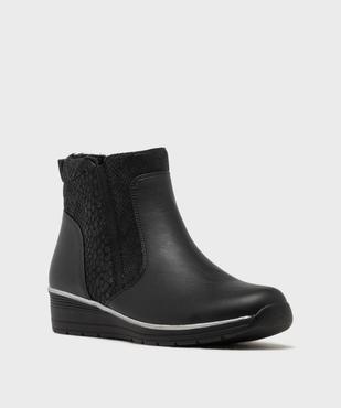 Boots confort avec doublure chaude femme - Hobiz vue2 - HOBIZ - GEMO