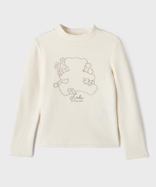 Tee-shirt manches longues doublure chaude fille - LuluCastagnette vue1 - LULUCASTAGNETTE - GEMO