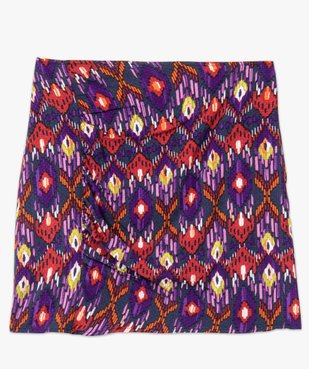 Jupe femme imprimée effet drapé vue4 - GEMO(FEMME PAP) - GEMO