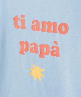 Tee-shirt manches courtes à message bébé garçon vue2 - GEMO(BEBE DEBT) - GEMO