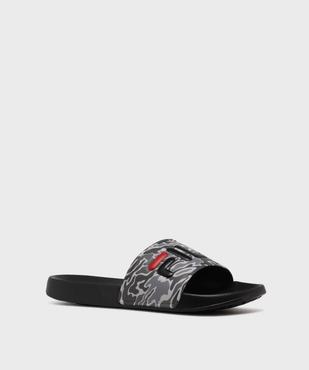 Mules de piscine imprimé camo homme - Fila vue2 - FILA - GEMO