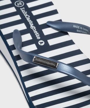 Tongs de plage à talon compensé femme - LuluCastagnette vue6 - LULUCASTAGNETTE - GEMO
