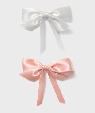 Barrettes cheveux noeuds satinés fille (lot de 3) vue1 - GEMO (ACCESS) - GEMO