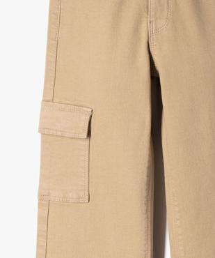 Pantalon cargo straight à taille ajustable fille vue2 - GEMO (ENFANT) - GEMO