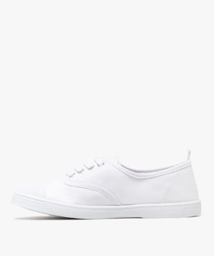 Baskets en toile avec lacets et bout renforcé femme vue11 - VALENTINA BALDA - GEMO