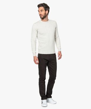 Pull homme à maille fantaisie devant vue5 - GEMO (HOMME) - GEMO