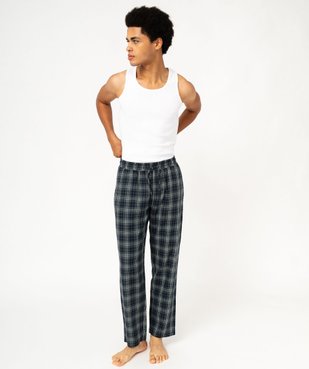 Bas de pyjama en flanelle de coton doux à carreaux homme vue5 - GEMO(HOMWR HOM) - GEMO